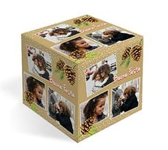 Foto cubo immagini Pigne natalizie