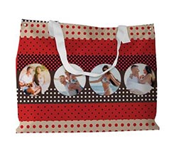 Borsa mare Pois rossi