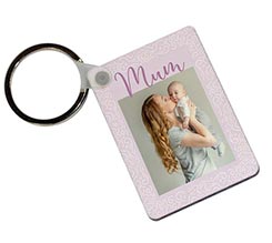 Portachiavi in Legno Rettangolare Love mum