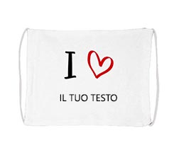 Mascherina Basic I Love