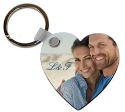 Portachiavi in Legno a Cuore