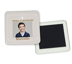 Magnete quadrato frigo White frame