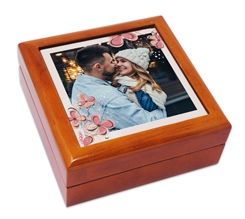 Portagioie in Legno Flowers