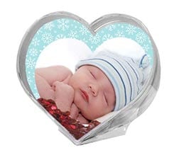 Palla di Neve a Cuore Fiocchi di neve