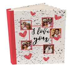 Album 26x30 con tasche I love you collage