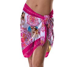 Copricostume da mare Mandala fucsia