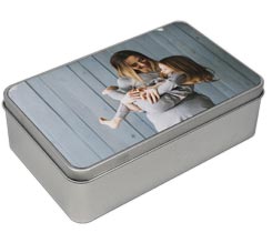 Scatola di Latta Rettangolare con foto