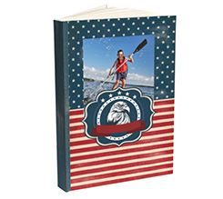 Agenda giornaliera con foto e grafica American Style