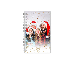 Agenda settimanale con foto e grafica di natale