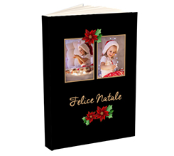 Agenda personalizzata con foto e grafica Felice Natale