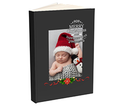 Agenda 15x20 con foto e grafica Merry Christmas