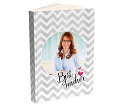 Agenda personalizzata con foto e grafica best teacher