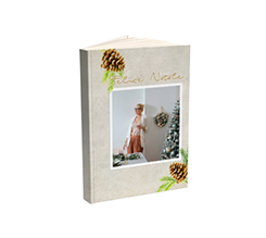 Agenda 9x13 da borsa con foto e grafica natalizia