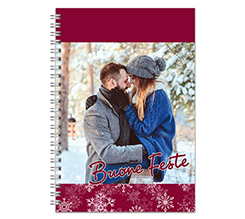 Foto agenda settimanale con copertina natalizia