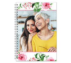 Agenda settimanale 14x21 Flowers personalizzabile