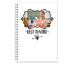 Agenda settimanale con dedica come regalo per la maestra