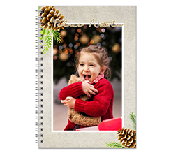 Agenda settimanale grande personalizzata con foto come regalo di natale