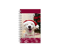 Agenda settimanale piccola con foto e grafica Buone Feste