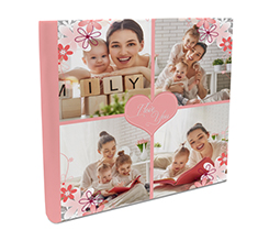 Album Fotografici Con Tasche 26x30 quattro riquadri e grafica fiori