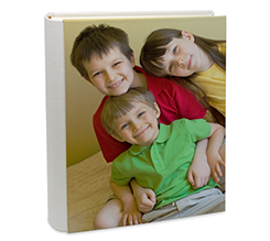 Album foto personalizzato 24x30 con retro in pelle per bambini