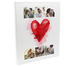 Album Fotografico 24x30 collage white and love