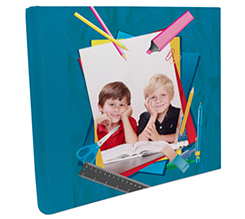 Album quadrato personalizzato con grafica scuola