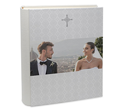 Album fotografico con retro in pelle elegante