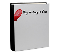 Album con retro in pelle - grafica di S. Valentino