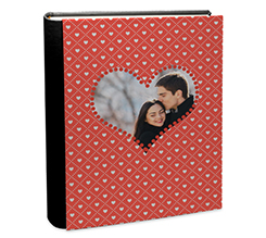 Texture Cuori Album foto pelle