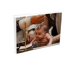 Album foto personalizzato orizzontale per battesimo