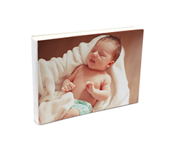 Album foto personalizzato orizzontale per neonato