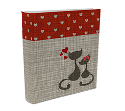 Cats in Love Album 16x20 con Tasche