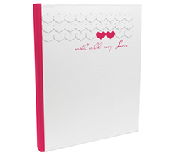 Elegance Hearts Album Fotografici Personalizzati 24x30