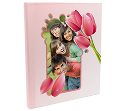 Album Fotografici Personalizzati 24x30 con grafica tulipani