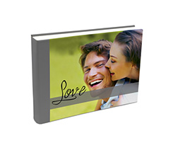 Album foto 20x15 con copertina in tessuto personalizzata