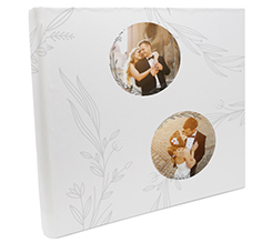 Album foto con grafica collage per matrimonio