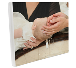 Album foto personalizzato quadrato per battesimo