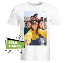 tshirt bianca personalizzata