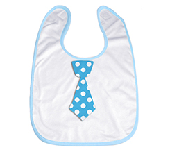 Bavaglino Cravatta Celeste