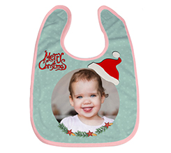 Bavaglino con grafica Merry Christmas
