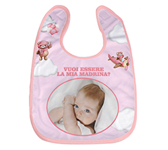 Bavaglino Vuoi essere la mia madrina