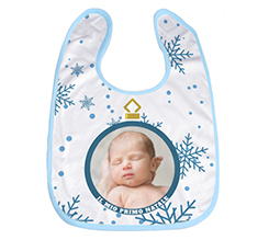Bavaglino Primo Natale con pallina