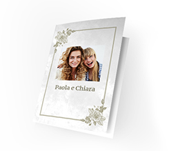 biglietto segnaposto per matrimonio