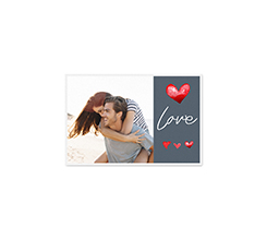 Bigliettino Auguri - Grey Love