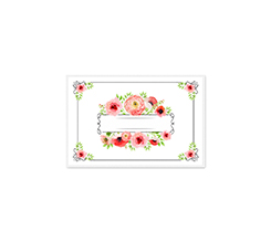 Bigliettino Auguri Fiori di arancio per matrimonio