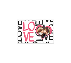 Bigliettino Auguri Love words