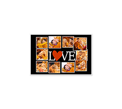 Bigliettino Auguri Lovely collage