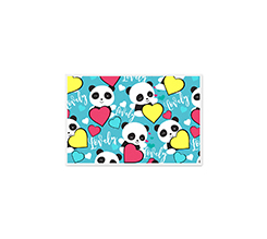 Bigliettino Auguri Lovely panda