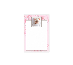 Bigliettino Auguri Pink frame
