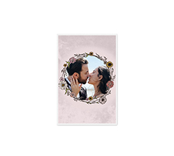 Bigliettino Auguri Pink wedding